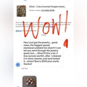 2 Pounds Jewelry Lot-Some Good, Some Broken-Necklaces,Bracelets,Earrings-Metal